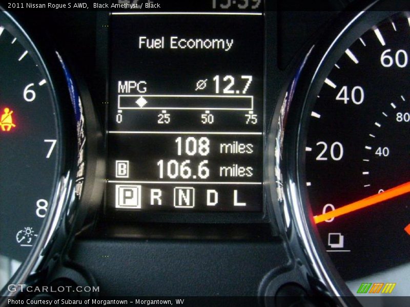 Black Amethyst / Black 2011 Nissan Rogue S AWD