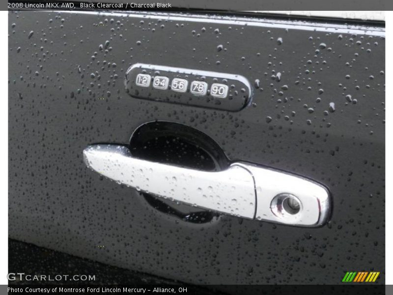 Black Clearcoat / Charcoal Black 2008 Lincoln MKX AWD