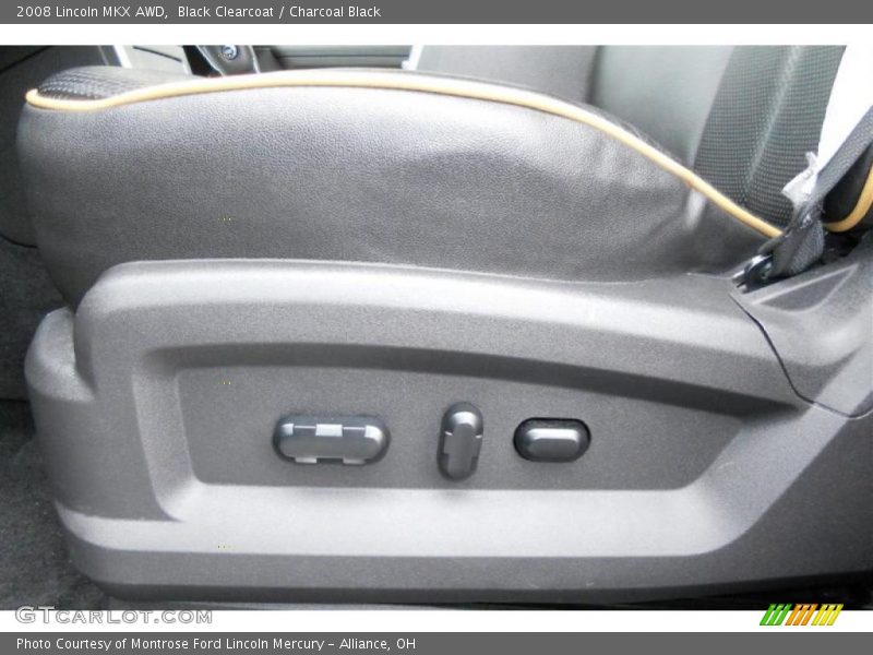 Black Clearcoat / Charcoal Black 2008 Lincoln MKX AWD