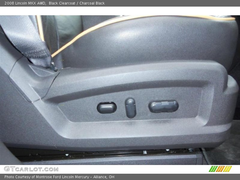 Black Clearcoat / Charcoal Black 2008 Lincoln MKX AWD