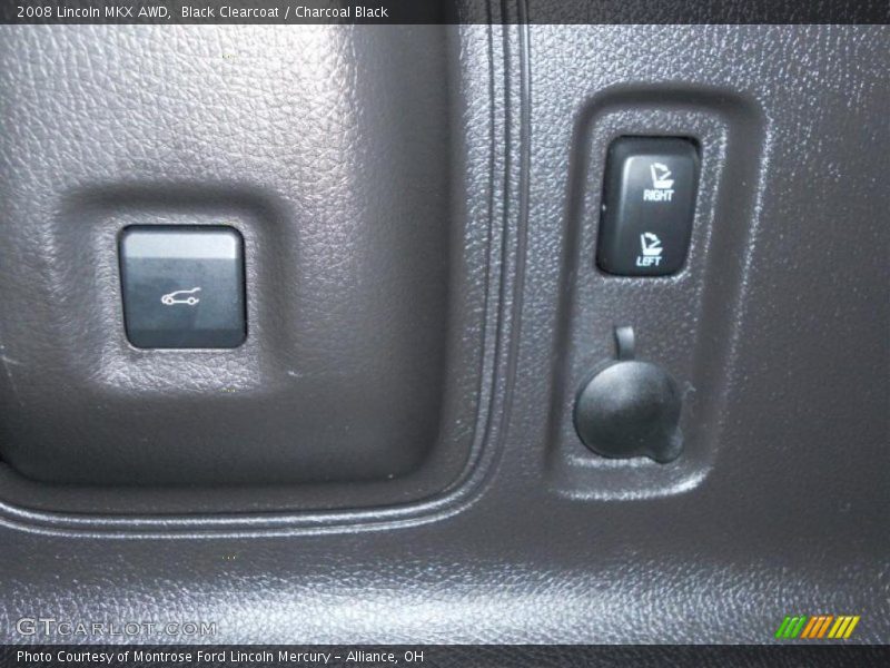 Black Clearcoat / Charcoal Black 2008 Lincoln MKX AWD