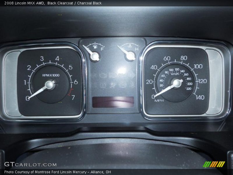 Black Clearcoat / Charcoal Black 2008 Lincoln MKX AWD