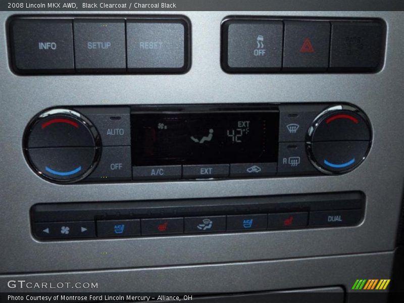 Black Clearcoat / Charcoal Black 2008 Lincoln MKX AWD