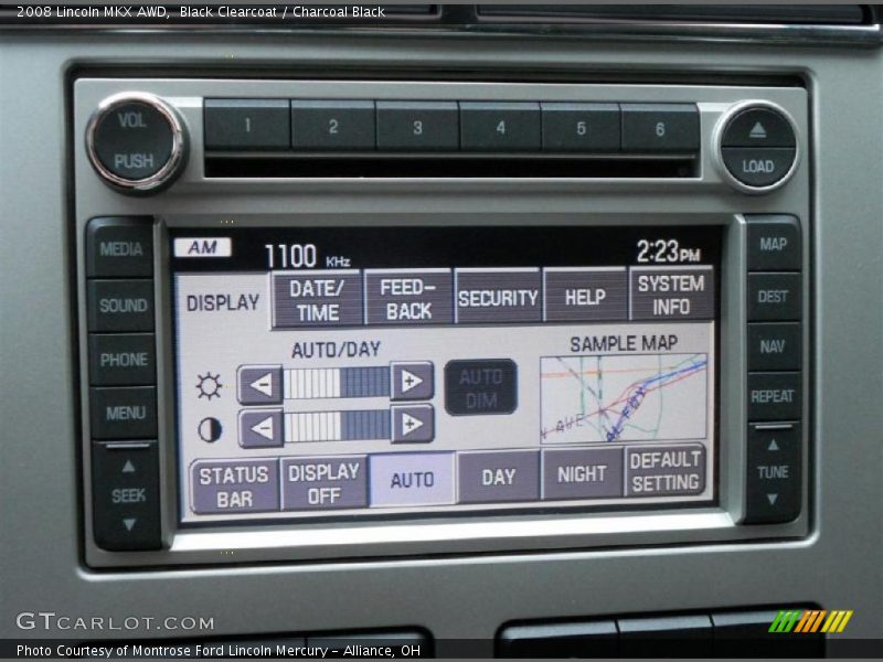 Black Clearcoat / Charcoal Black 2008 Lincoln MKX AWD
