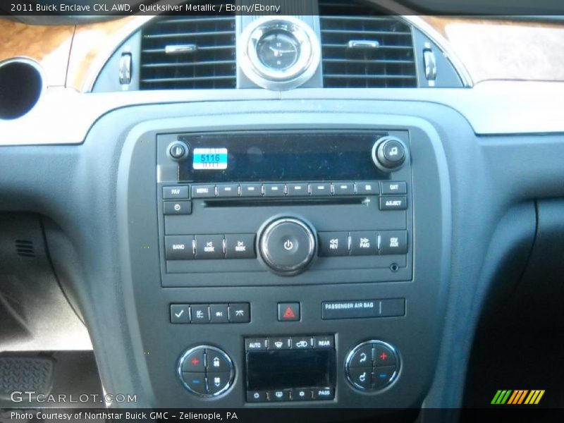 Quicksilver Metallic / Ebony/Ebony 2011 Buick Enclave CXL AWD