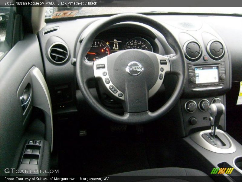 Black Amethyst / Black 2011 Nissan Rogue SV AWD