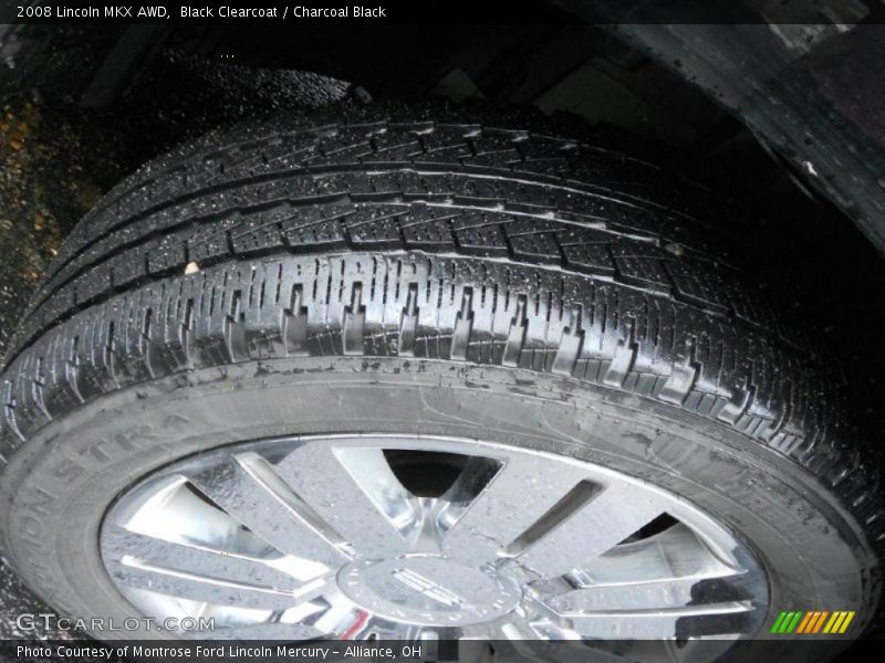 Black Clearcoat / Charcoal Black 2008 Lincoln MKX AWD