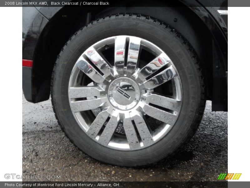 Black Clearcoat / Charcoal Black 2008 Lincoln MKX AWD