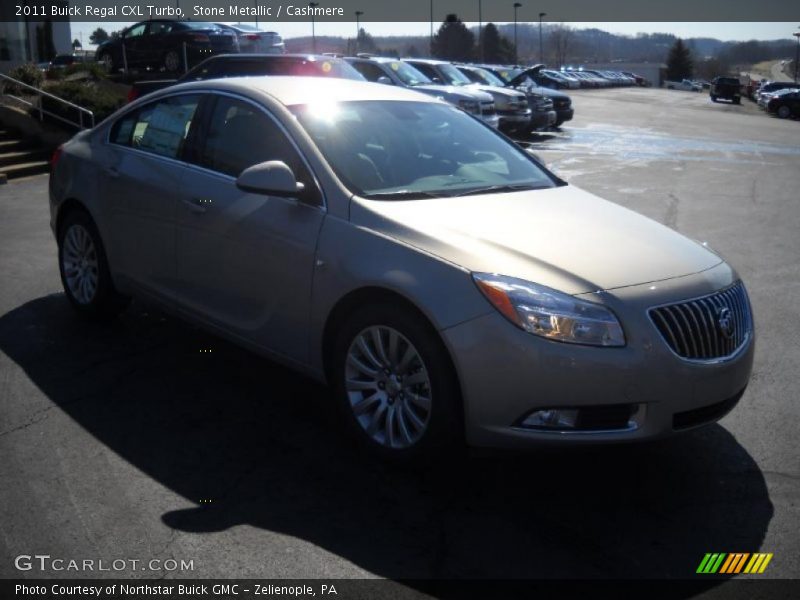 Stone Metallic / Cashmere 2011 Buick Regal CXL Turbo
