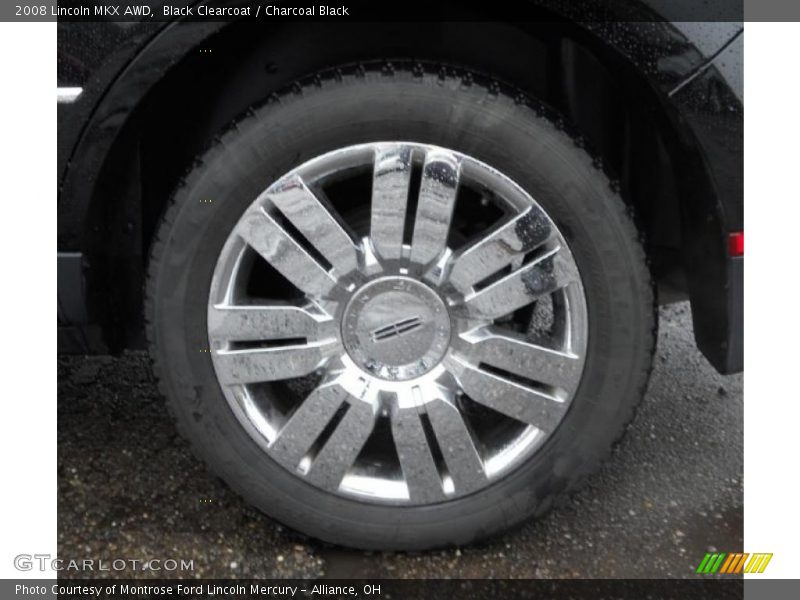 Black Clearcoat / Charcoal Black 2008 Lincoln MKX AWD