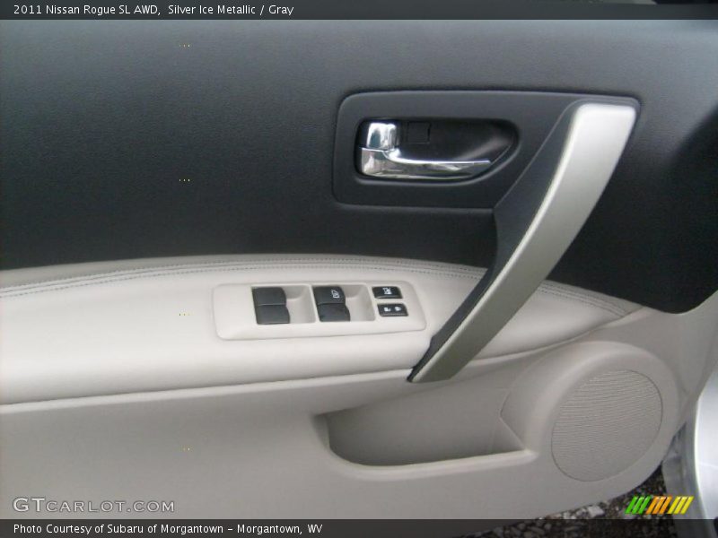 Silver Ice Metallic / Gray 2011 Nissan Rogue SL AWD