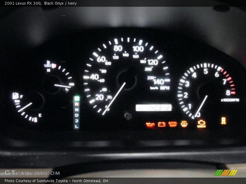 Black Onyx / Ivory 2001 Lexus RX 300
