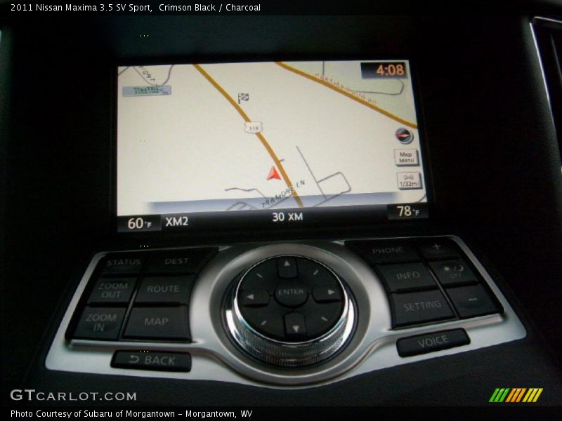 Navigation of 2011 Maxima 3.5 SV Sport