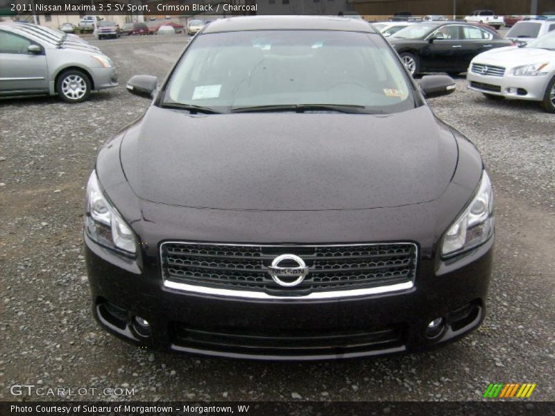 Crimson Black / Charcoal 2011 Nissan Maxima 3.5 SV Sport