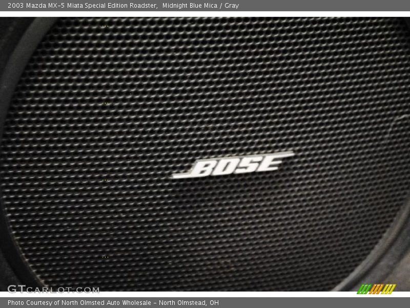 Midnight Blue Mica / Gray 2003 Mazda MX-5 Miata Special Edition Roadster