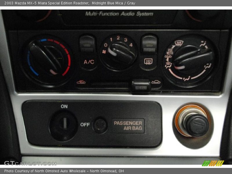 Midnight Blue Mica / Gray 2003 Mazda MX-5 Miata Special Edition Roadster