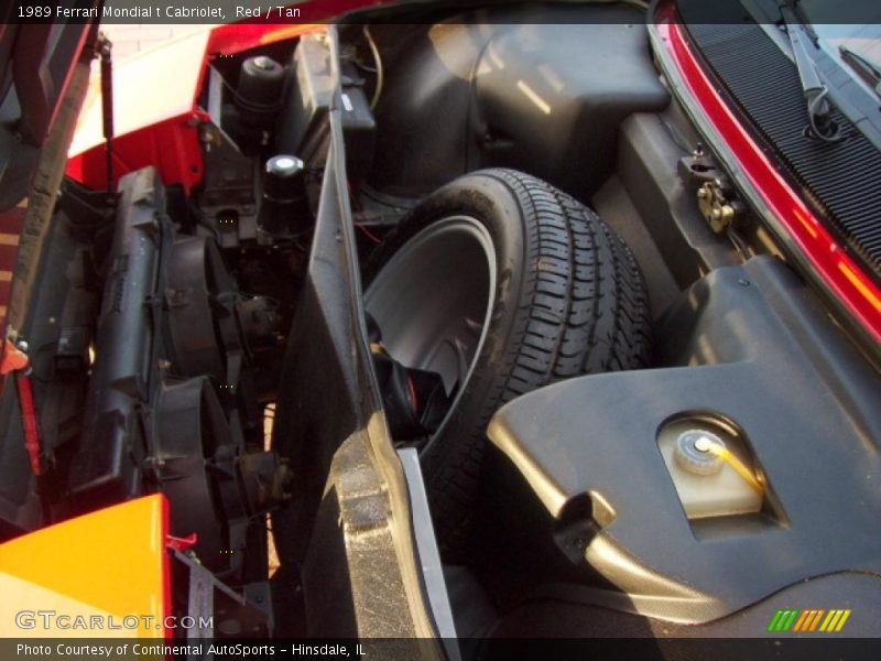 Red / Tan 1989 Ferrari Mondial t Cabriolet