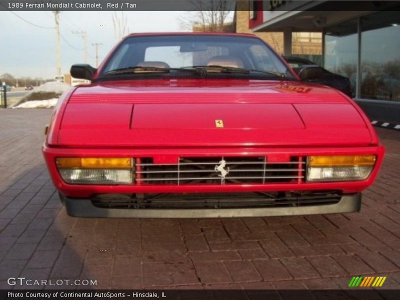 Red / Tan 1989 Ferrari Mondial t Cabriolet