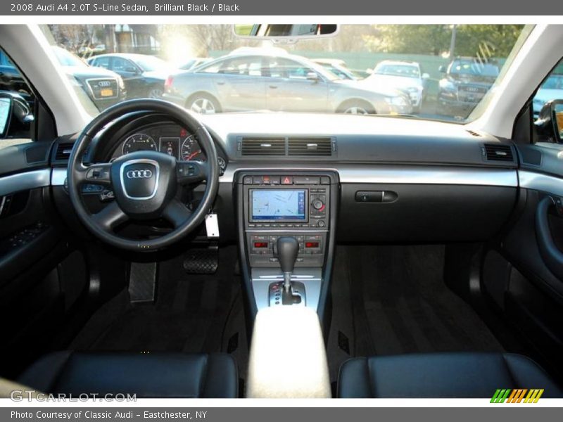 Brilliant Black / Black 2008 Audi A4 2.0T S-Line Sedan