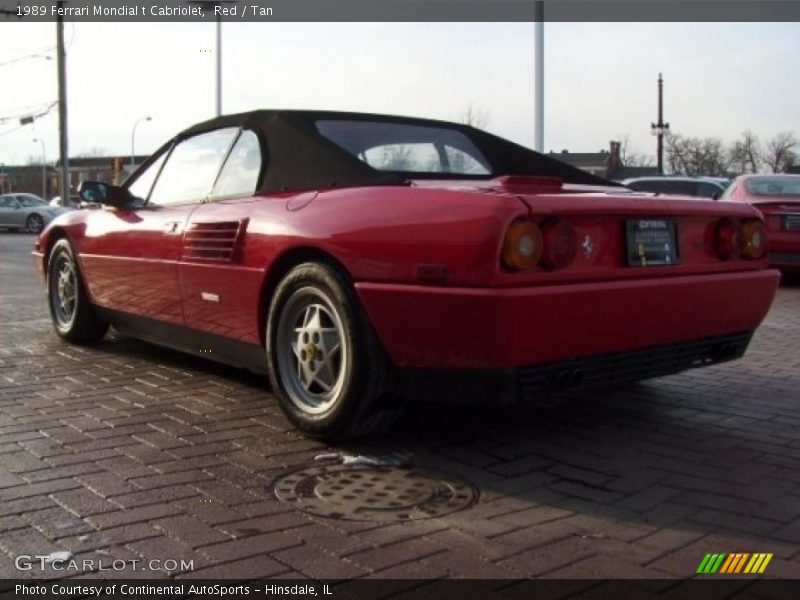 Red / Tan 1989 Ferrari Mondial t Cabriolet