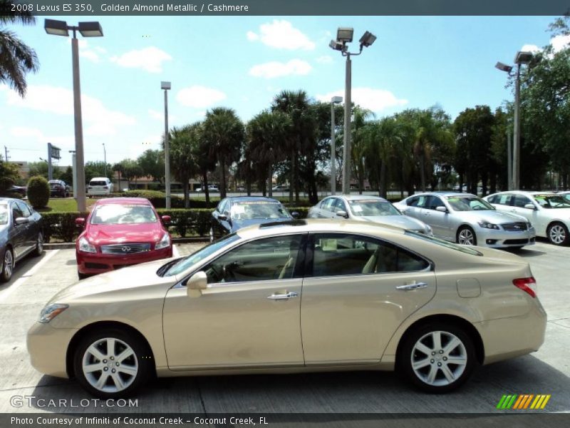 Golden Almond Metallic / Cashmere 2008 Lexus ES 350