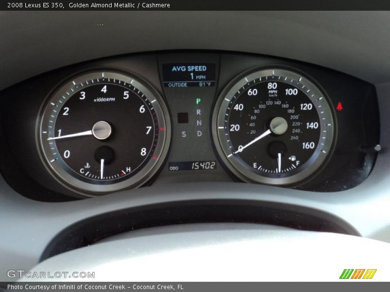Golden Almond Metallic / Cashmere 2008 Lexus ES 350