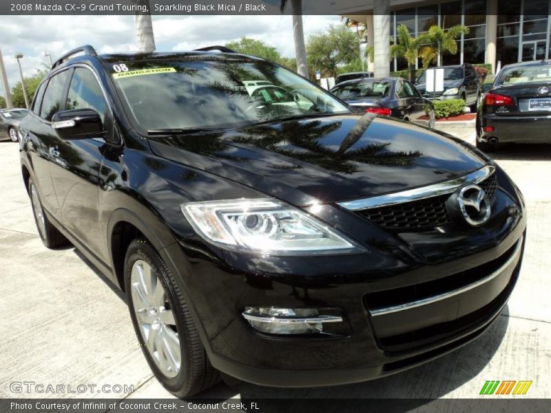 Sparkling Black Mica / Black 2008 Mazda CX-9 Grand Touring