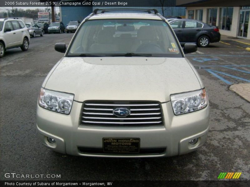 Champagne Gold Opal / Desert Beige 2006 Subaru Forester 2.5 X