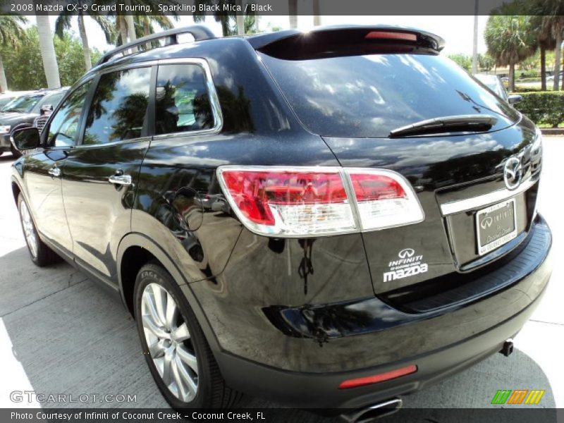 Sparkling Black Mica / Black 2008 Mazda CX-9 Grand Touring