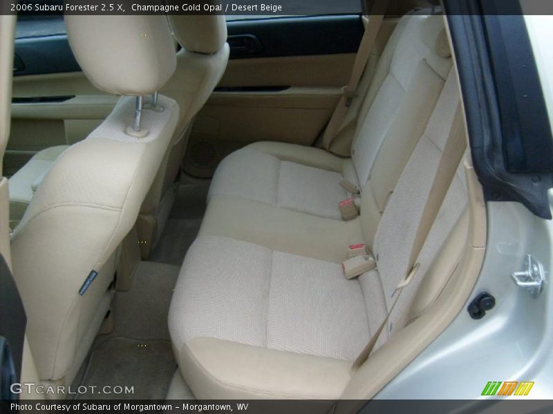 Champagne Gold Opal / Desert Beige 2006 Subaru Forester 2.5 X