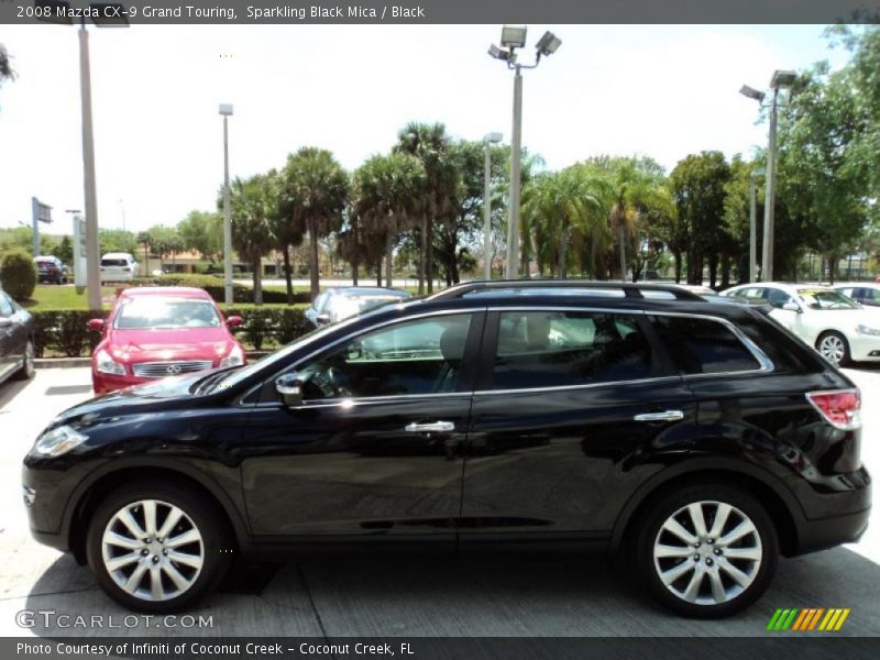 Sparkling Black Mica / Black 2008 Mazda CX-9 Grand Touring