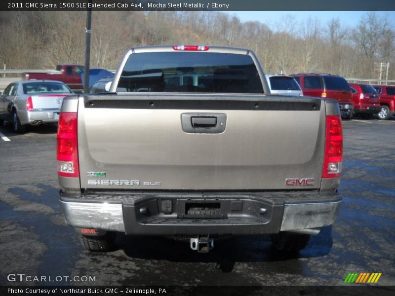 Mocha Steel Metallic / Ebony 2011 GMC Sierra 1500 SLE Extended Cab 4x4