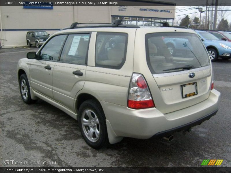 Champagne Gold Opal / Desert Beige 2006 Subaru Forester 2.5 X