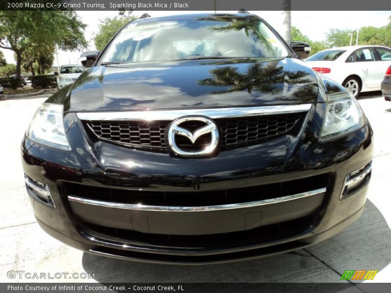 Sparkling Black Mica / Black 2008 Mazda CX-9 Grand Touring