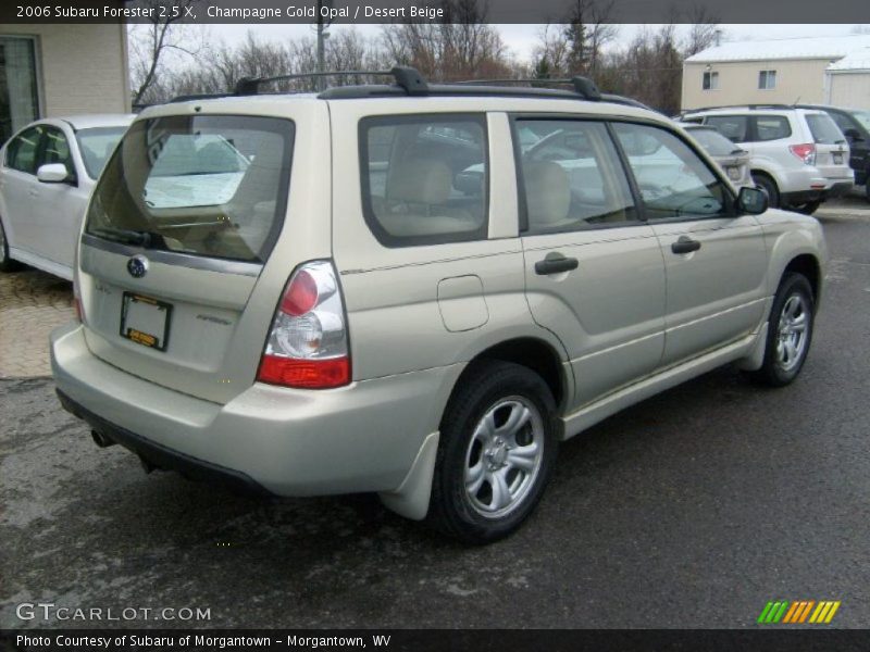 Champagne Gold Opal / Desert Beige 2006 Subaru Forester 2.5 X