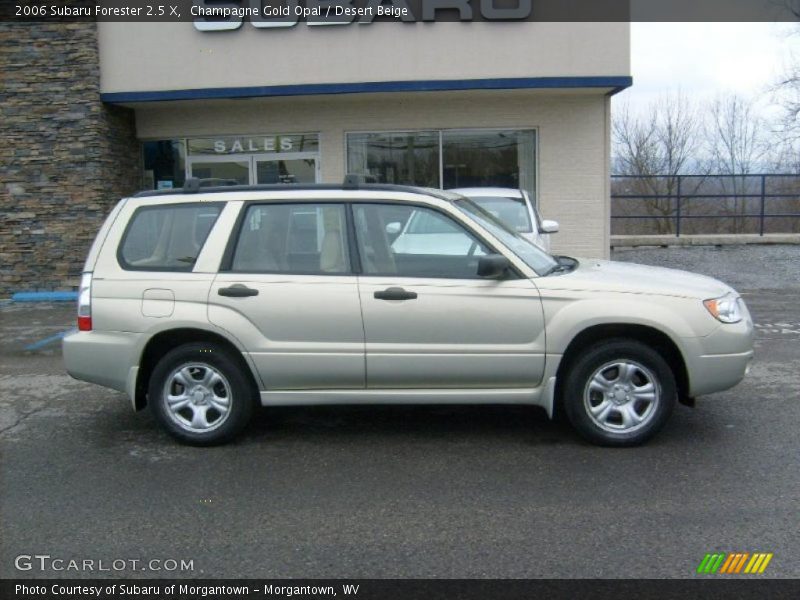 Champagne Gold Opal / Desert Beige 2006 Subaru Forester 2.5 X