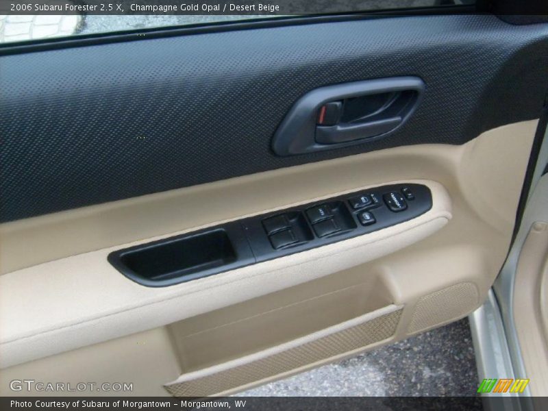Champagne Gold Opal / Desert Beige 2006 Subaru Forester 2.5 X
