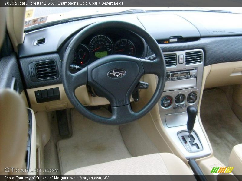Champagne Gold Opal / Desert Beige 2006 Subaru Forester 2.5 X