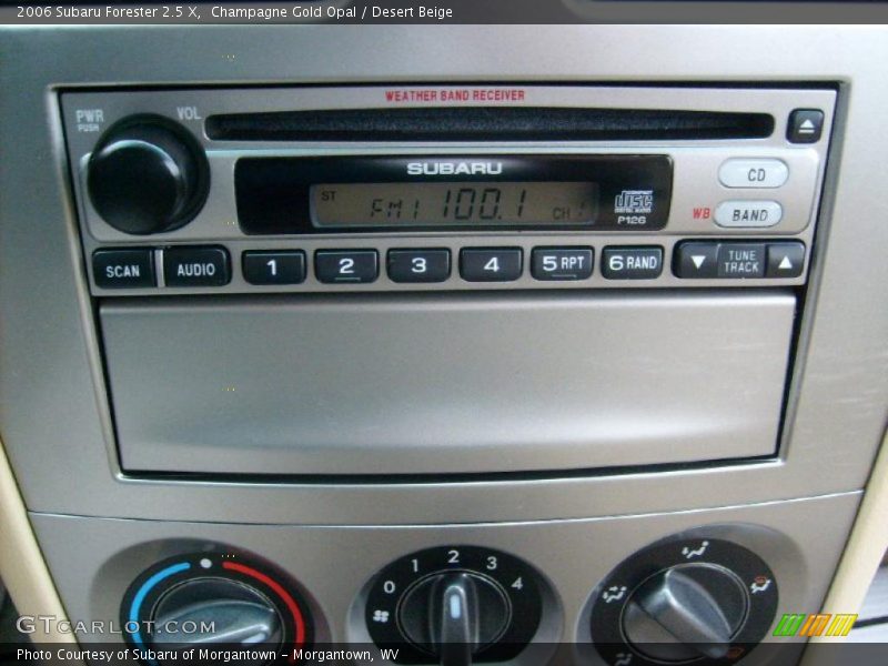 Champagne Gold Opal / Desert Beige 2006 Subaru Forester 2.5 X
