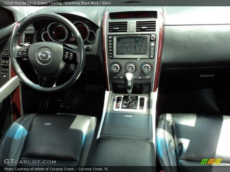 Sparkling Black Mica / Black 2008 Mazda CX-9 Grand Touring