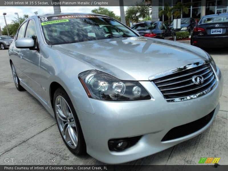 Front 3/4 View of 2008 M 35 S Sedan