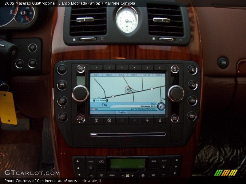 Bianco Eldorado (White) / Marrone Corniola 2009 Maserati Quattroporte