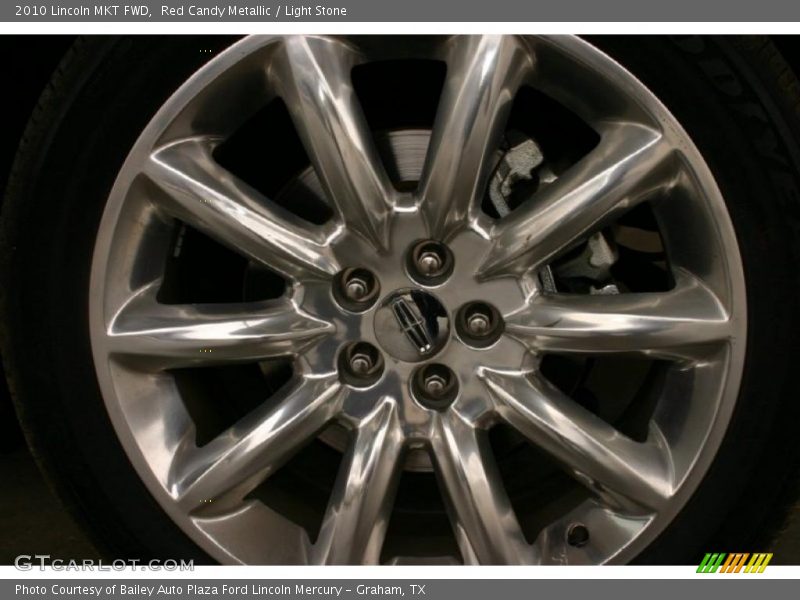 Red Candy Metallic / Light Stone 2010 Lincoln MKT FWD