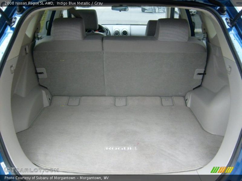 Indigo Blue Metallic / Gray 2008 Nissan Rogue SL AWD