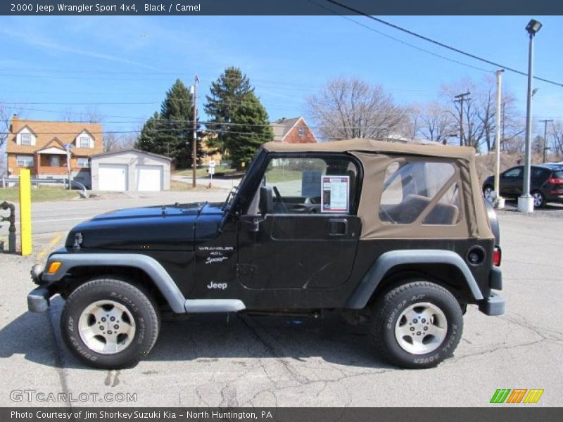 Black / Camel 2000 Jeep Wrangler Sport 4x4