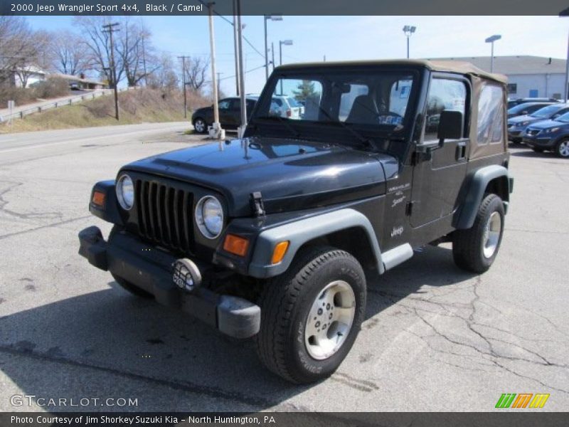 Black / Camel 2000 Jeep Wrangler Sport 4x4