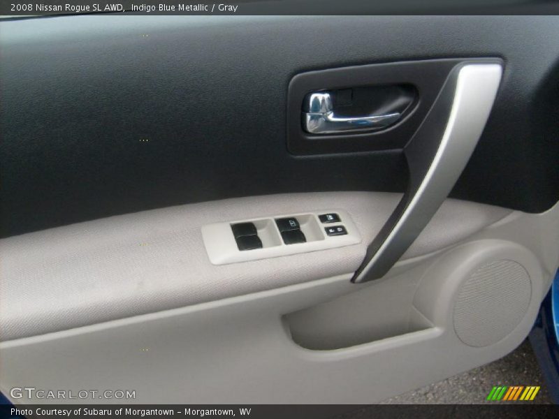 Indigo Blue Metallic / Gray 2008 Nissan Rogue SL AWD