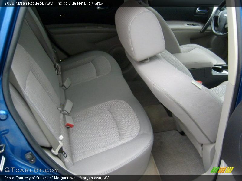 Indigo Blue Metallic / Gray 2008 Nissan Rogue SL AWD