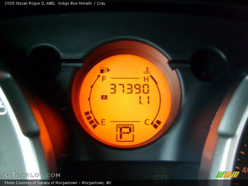 Indigo Blue Metallic / Gray 2008 Nissan Rogue SL AWD