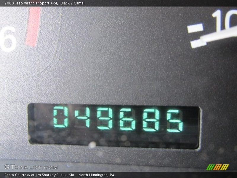 Black / Camel 2000 Jeep Wrangler Sport 4x4